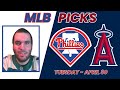 MLB Showdown: Phillies Take On Angels! Tuesday Picks And Predictions 4/30/24 #mlbb