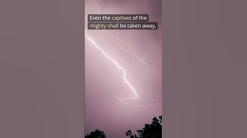 Thumbnail of Isaiah 49 25 // I will contend with him that contendeth with thee // #bibleverses #shorts #isaiah