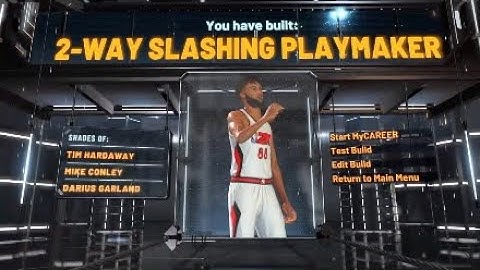 Best 2-Way Slashing Playmaker build NBA 2K22 Current-Gen