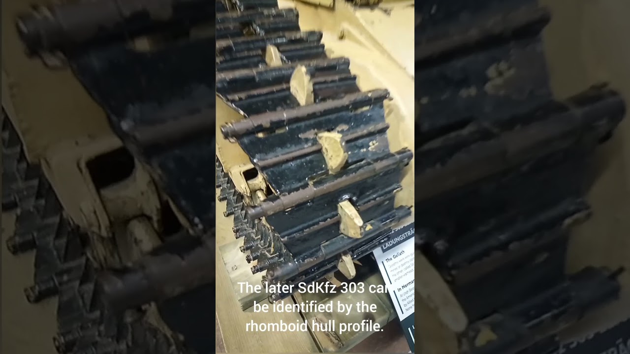 A remote control tank - the SdKfz303 Goliath