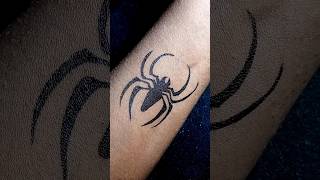 Spider tattoo #tattoodesign #temporarytatto #dipartist17