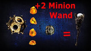 PathOfExile 3.18 | How To Craft  2 Minion Wand For Mage Skeleton And Dark Pack  Low To High Budget
