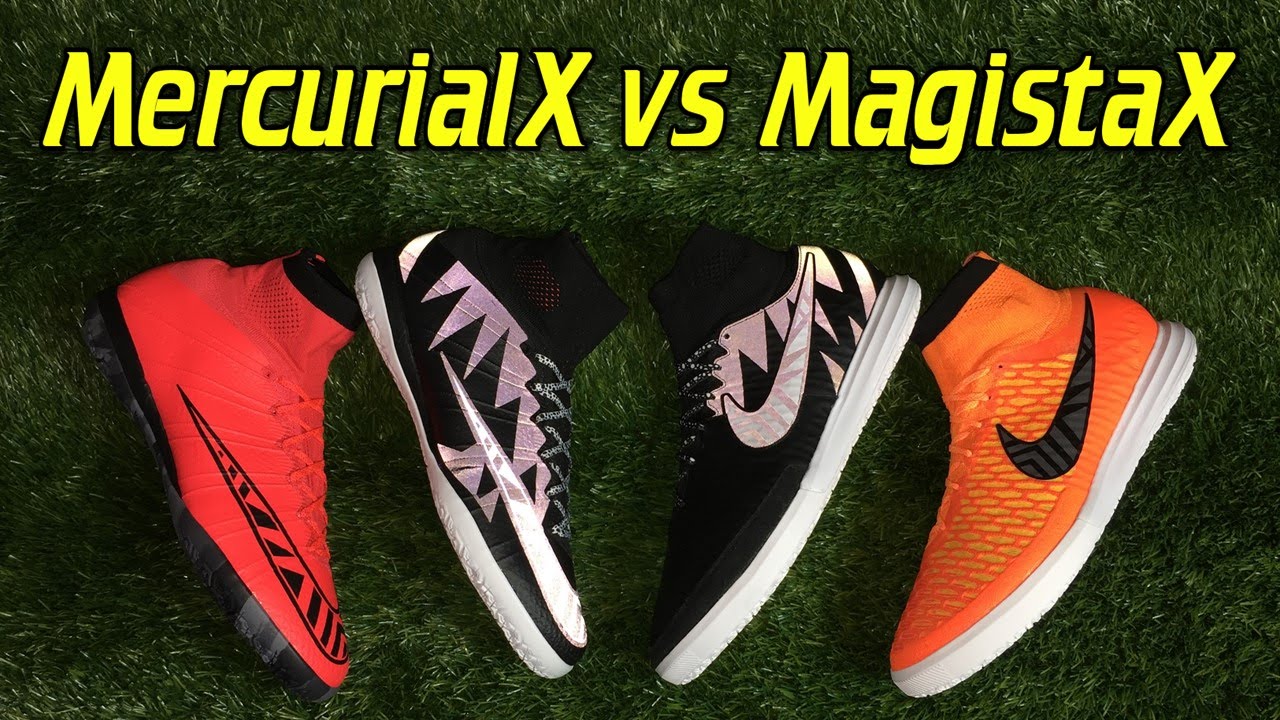 Nike MercurialX Proximo & Street VS MagistaX Proximo & Street Comparison -  Review + On Feet - YouTube