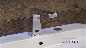 Installing a Z6953-XL Camaya Series™ Sensor Faucet System