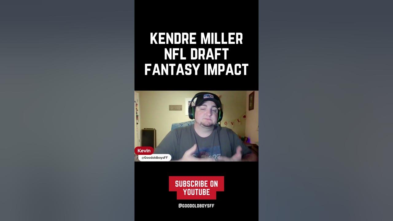 Kendre Miller Landing Spot Rapid Fire Fantasy Impact Analysis! YouTube
