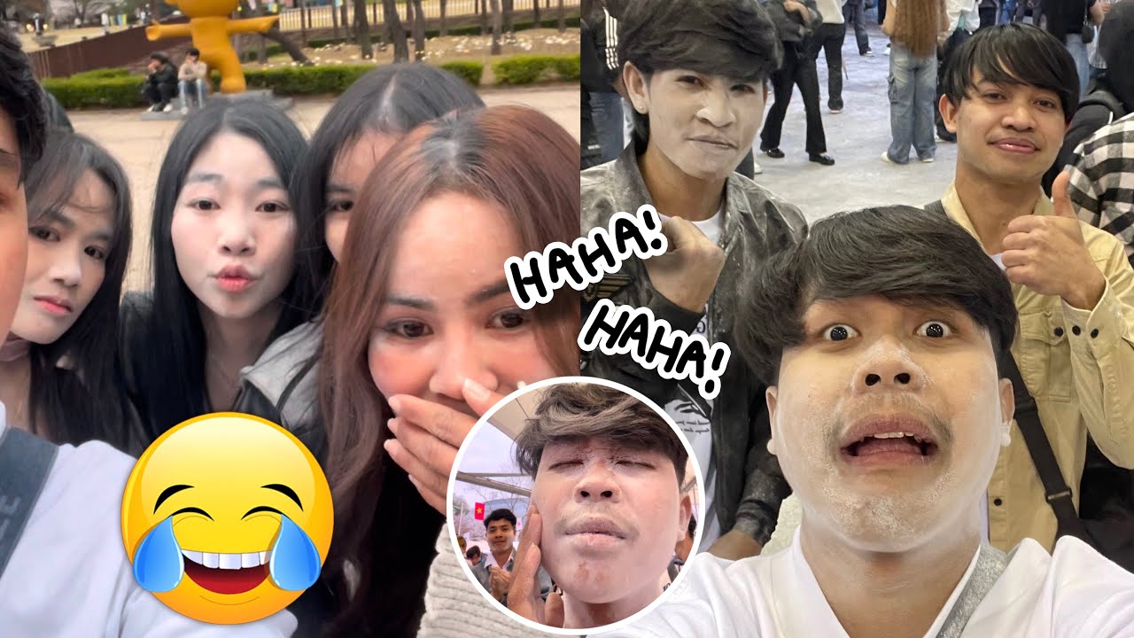 ចូលឆ្នាំខ្មែរនៅកូរ៉េ🇰🇭🇰🇷😂ពូចិត្រFunny