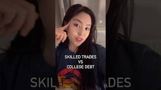 How to get out of paying college debt‼️#trades #paidinternships