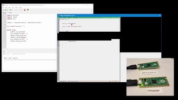 Hopper and MicroPython on Raspberry Pi Pico : side-by-side Blink comparison