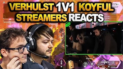 Streamers React to Verhulst vs Koyful 1v1 in the ALGS Tourney last Game day 2!