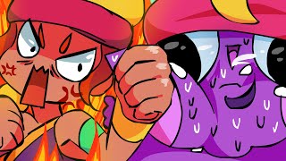 ⭐️AMBER \& GENE - BRAWL STARS ANIMATION (Showdown Duo)