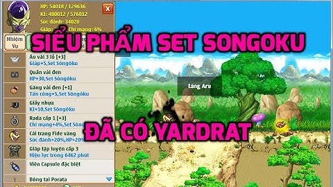 Ngọc Rồng Online - Siêu phẩm set songoku sv7 xuống núi, Bây giờ em nó víp như nào rồi ?