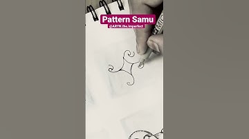 Drawing pattern Sumu |  #zentangle #inktober  #howtodraw   #aryntheimperfect #abstractart
