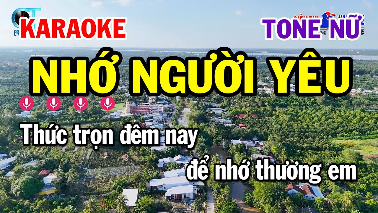 Karaoke Nhớ Người Yêu Tone Nữ ( F#m ) Nhạc Sống Hay Nhất | Siêu Thị Karaoke