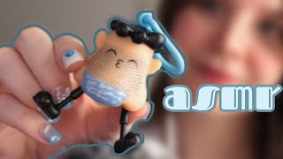 asmr | plucking fidget toy & gentle whispers