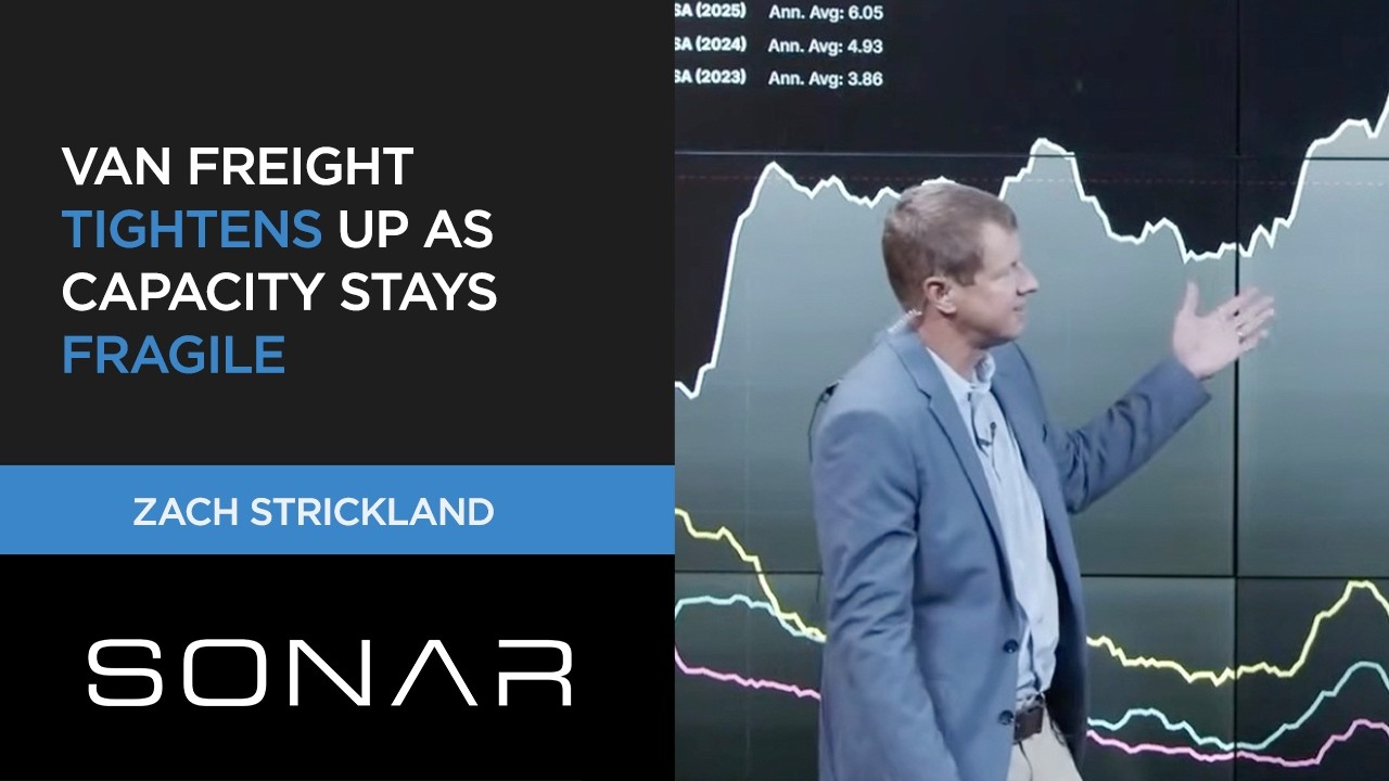 Van Freight Tightens Up as Capacity Stays Fragile