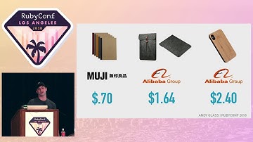 RubyConf 2018 - Ruby for Makers: Designing Physical Products With Ruby by Andy Glass