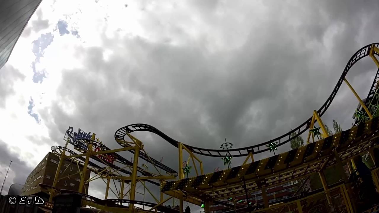 SPINNING COASTER ONRIDE/OFFRIDE kermis ALMERE STAD 2016 [ GoPro HERO3+ ]
