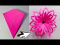 How To Make Beautiful Paper Flower 🌺| Diy Paper Flower Craft Easy | Paper Flower Making Step By Step