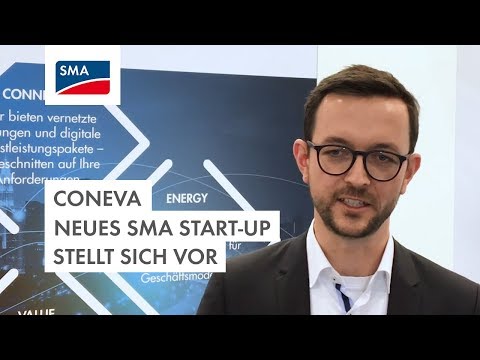 Neues SMA start-up coneva auf e-world 2018 vorgestellt