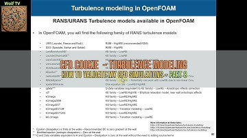 CFD cookie 1 - OpenFOAM 12 - Turbulence modeling - Part 8