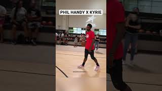 Kyrie Irving and Phil Handy teach wide base with moves ? shorts