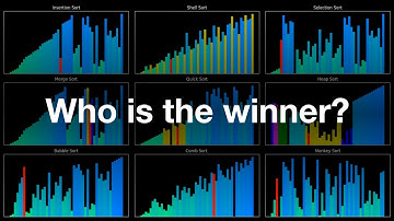 Visualization and Comparison of 9 Sorting Algorithms (with 4 Different Data Type) Using Python