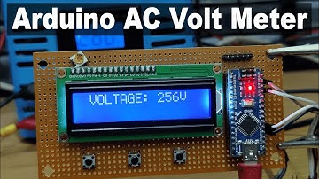 How TO Make AC Volt Meter | Arduino Project