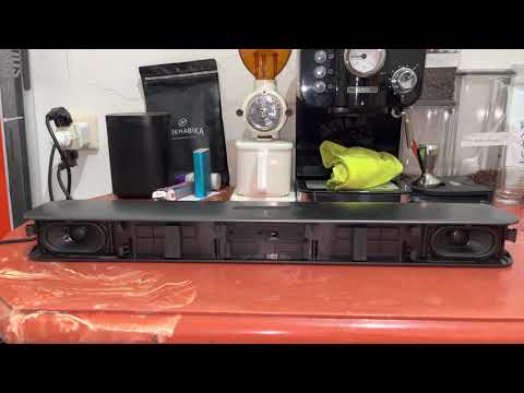 JBL bar 2.0 no grill "bass test"