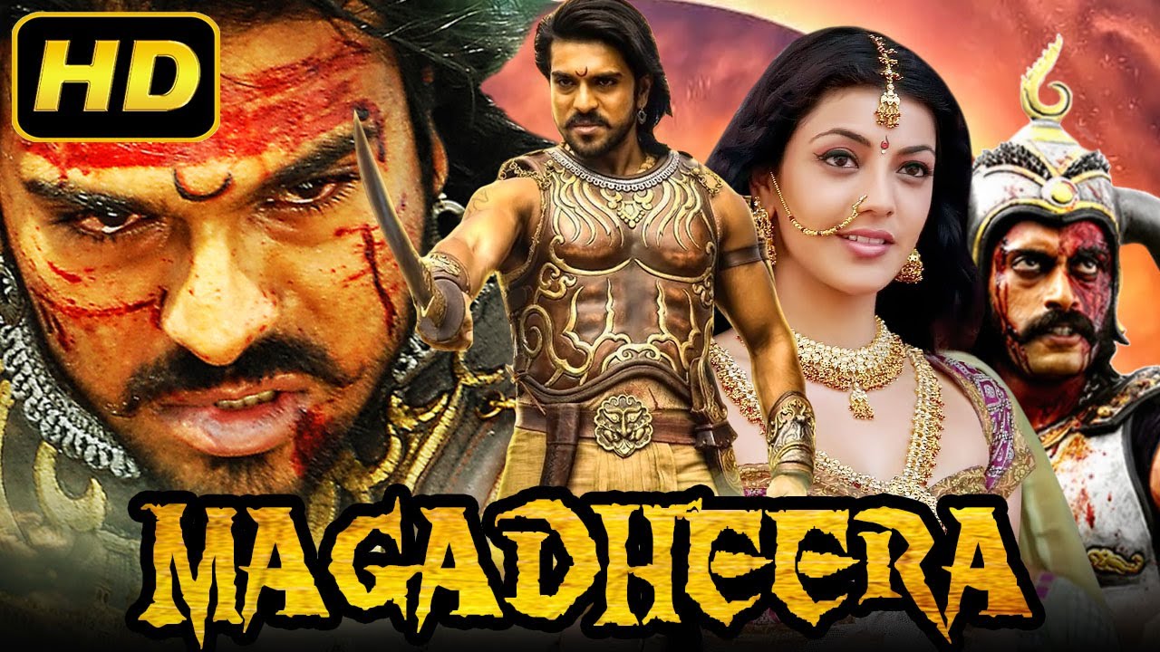 Magadheera  Blockbuster Hindi Dubbed Movie  Ram Charan Kajal Aggarwal Dev Gill Srihari