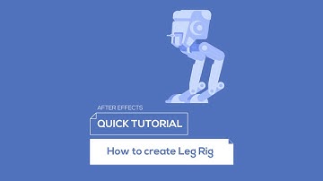 How to create rig for legs in After Effects. DUIK