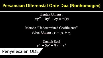 Persamaan Diferensial Orde 2 Nonhomogen