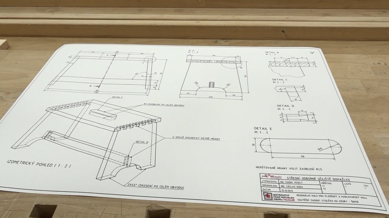 Truhlářská soutěž na SOU Domažlice