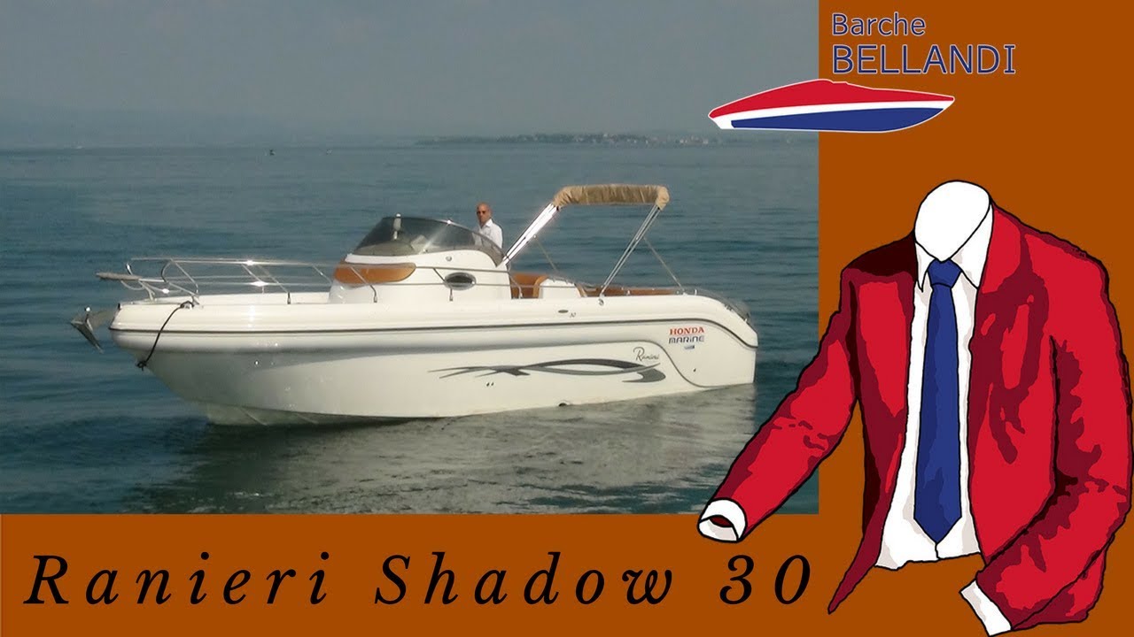 ⁣Ranieri Shadow 30 [Test in Acqua] - barca usata Lago di Garda