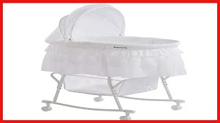 Dream On Me Lacy Portable 2-in-1 Bassinet, White