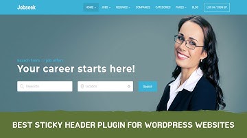 Best Sticky Header Plugin For WordPress Websites 2021 🔥