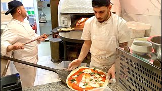 La grande Pizza Napoletana della &quot;Antica Pizzeria da Michele&quot; nella nuova sede di Roma Tuscolana