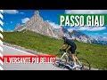 Dolomites by road bike passo giau from its best side with a special guest