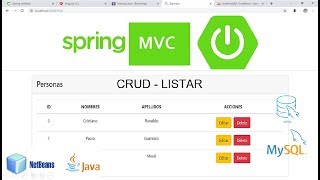 CRUD in Java with SPRING MVC and MYSQL - PART 01