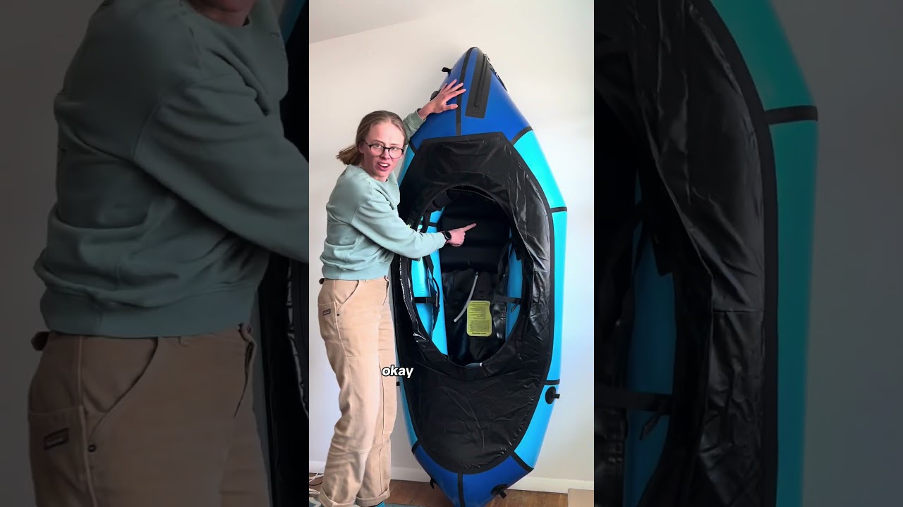 Setting up my packraft for the first time! 