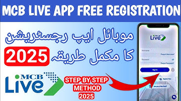 How to Register MCB Live App 2025 | Step by Step Tutorial.