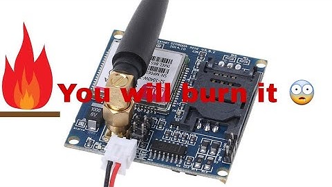 How to Power/Use SIM900a by SAMTech Vid