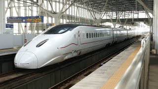 九州新幹線つばめ313号 熊本行き 800系U009編成 新鳥栖駅