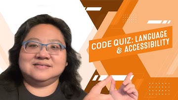 Coding for Beginners: Code Quiz #147—Language and Accessibility