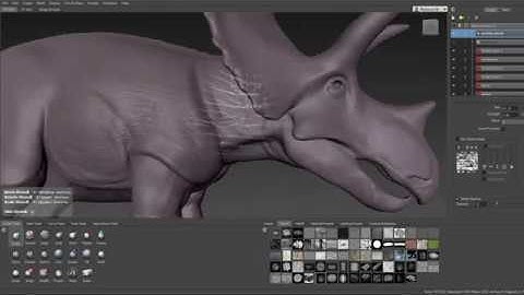 Dev Stream - Eotriceratops Scultping #2 - (August 14 2019)