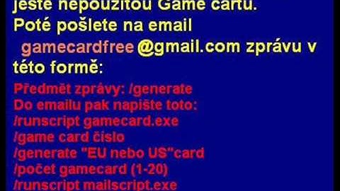 WoW Wotlk Free Gamecard Generator