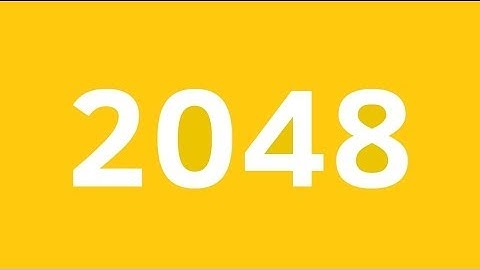 Winning 2048 tutorial: How I won 2048.