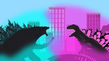 Godzilla Legendary VS Shin Gojira | Stick Nodes Pro Animation