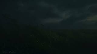 Quiet Plains Storm 🌧️ Gentle Thunder & Wind | Fall Asleep Fast, Deep Sleep & Peaceful Rest