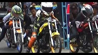 PERANG NINJA SPORT 2T STD 125 CC DRAGBIKE SERI GADHURO CILACAP 2019