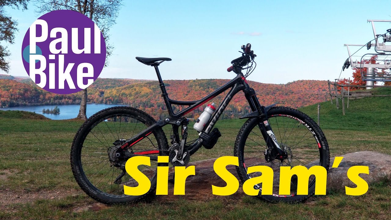 Hitting some berms and jumps at Sir Sam's